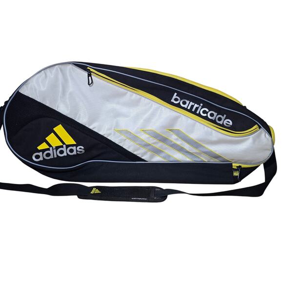 Adidas Baseball Softball Gear Bag - Unisex Black/Yellow/White Excellent Cond. - Picture 1 of 9